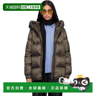 1h可退 香港直邮MaxMara 麦斯玛拉 女士 卡其色 Seia 羽绒夹克 25