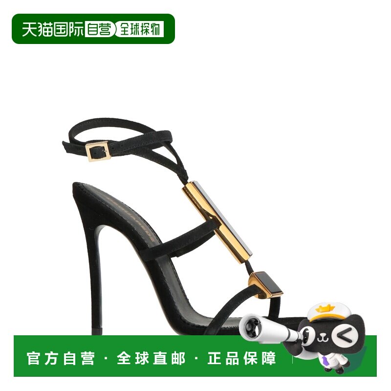 香港直邮Dsquared2 二次方 女士 凉鞋 black黑色 【付后1h可退】
