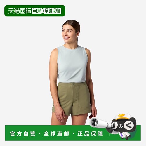 自营欧洲直邮Marmot土拨鼠 AirExchange女士浅灰绿色防晒高领背心