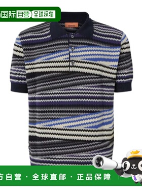 香港直邮Missoni 短袖POLO衫 US25W20BBK01CT翻领