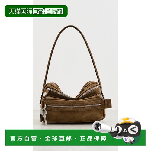 美国直邮Acne Studios 艾克妮 女士 CAMERO 绒面革派对斜挎包包包