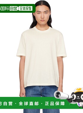 1h可退 香港直邮Jil Sander 吉尔 桑达 男士 灰白色 T 恤 J47GC00