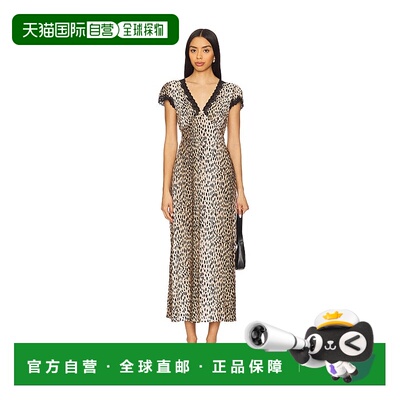 1h可退 香港直邮RIXO 女士 Clarice 中长连衣裙 0100176212506046