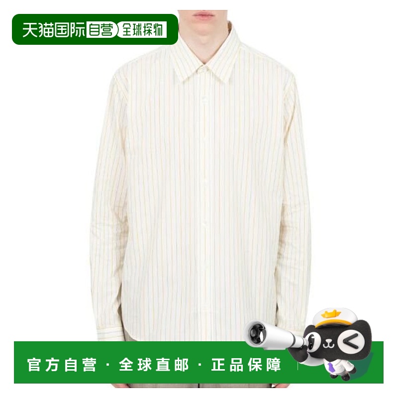 香港直邮Ami Paris 男士 条纹衬衫 HSH051CO0109 舒适时尚长袖