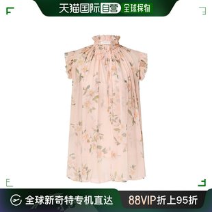 Natura 褶边罩衫 女士 香港直邮ZIMMERMANN 3689TS241C