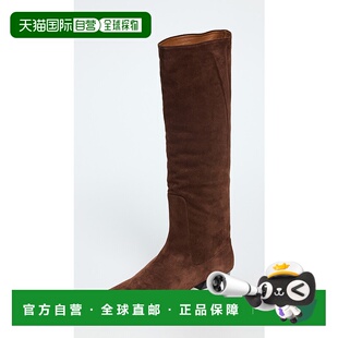 香港直邮Staud 女士 Wally 平底靴子长筒靴女靴