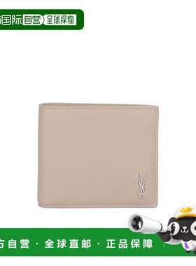 香港直邮Saint Laurent 徽标对折钱包 607727DTI0E
