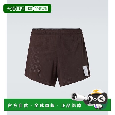 1h可退 香港直邮Satisfy 男士 Space-O 2.5 高科技短裤 brown棕色