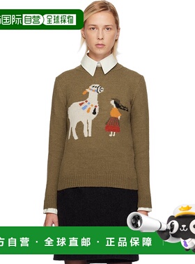 1h可退 香港直邮Weekend Max Mara 女士 棕色 Nitra 毛衣 2525366