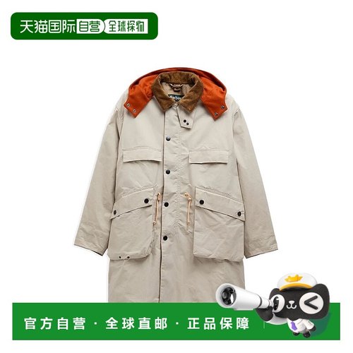 自营欧洲直邮Barbour x Kaptain Sunshine联名系列男士陶土色棉质