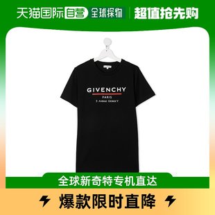 自营｜Givenchy 775413潮流纪梵希短袖 黑色印花T恤