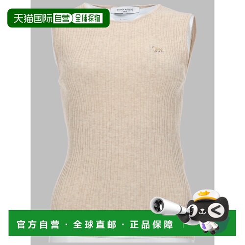 1h可退 香港直邮MAISON KITSUNÉ 女士针织衫 QW00607KT1195H218 C