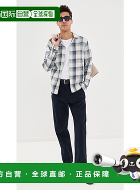 1h可退 香港直邮VINCE 男士 Louie Peached 直筒棉质斜纹棉布裤