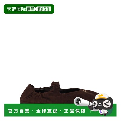 1h可退 香港直邮Miu Miu 缪缪 女士 BALLERINE CAMOSCIO 芭蕾鞋 5