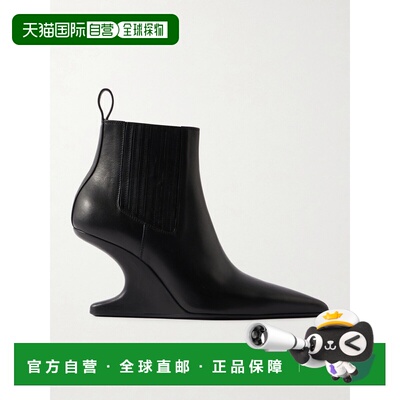 香港直邮rick owens 瑞克 欧文斯 女士 Cantilever 皮质短靴 RP01