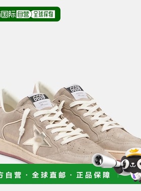1h可退 香港直邮GOLDEN GOOSE 女士 Ballstar 绒面革运动鞋篮球鞋