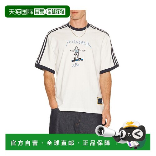 1h可退 香港直邮Adidas 男士 x Thrasher Magazine x AFA T恤 KX4