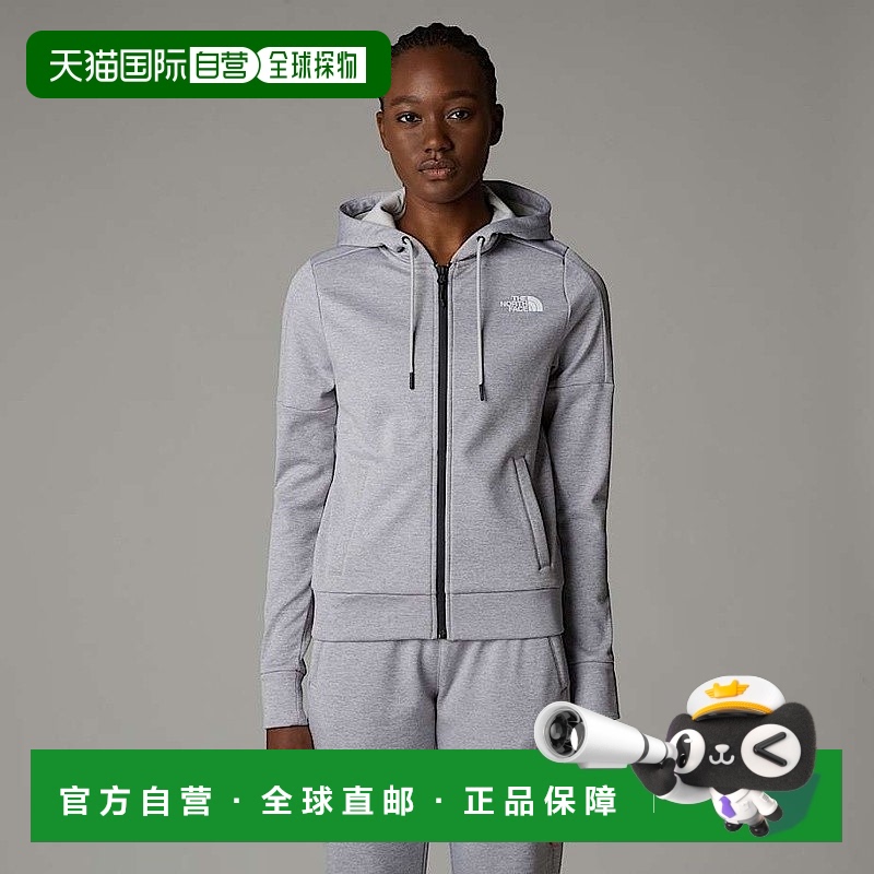 自营欧洲直邮北面Reaxion 女士拉链连帽衫TheNorthFace