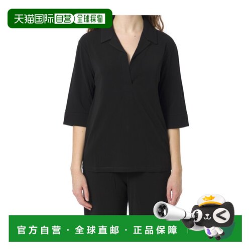 1h可退 香港直邮MAX MARA 女士POLO衫 6951025806002 SS2025 黑色