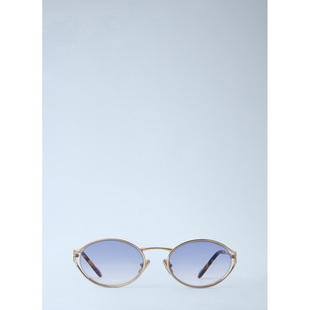 男士 缪缪 Miu 0MU52YSZVN 52YS 椭圆形太阳眼镜 香港直邮Miu