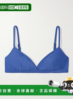 香港直邮MATTEAU 女士 The Crop 弹力绉纱三角比基尼上装 TRCRTSA