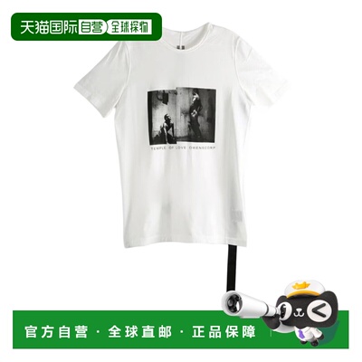 香港直邮Rick Owens Drkshdw 圆领短袖T恤 DU01F4250RNEP4P