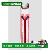 香港直邮valentino 华伦天奴 女士 1h可退 针织拼接蕾丝长款 连衣