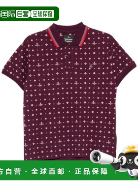 1h可退 香港直邮Vivienne Westwood 花纹滚边 Polo 衫 2H01000UJ0