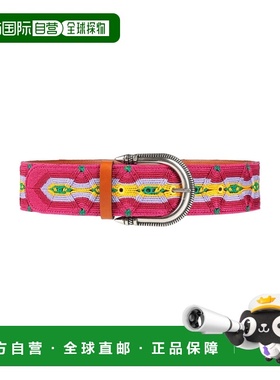 1h可退 香港直邮Etro 艾特罗 女士 高腰皮带 red红色 舒适时尚