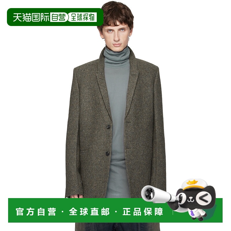 1h可退 香港直邮rick owens 瑞克 欧文斯 男士 卡其色 Concordian