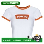 GRAPHIC 欧洲直邮Levi TEE 李维斯 MINI 短袖 RINGER 女士服装