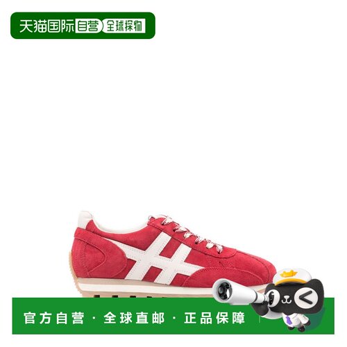 1h可退 香港直邮Hogan 女士 珊瑚红运动鞋 HXW7010FP0CUHO平底鞋