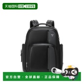 自营欧洲直邮Tumi途明 Arrive男士 黑色皮革拉链开合双肩包