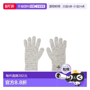 1h可退 香港直邮Vivienne Westwood 针织五指手套 8202003BK006A