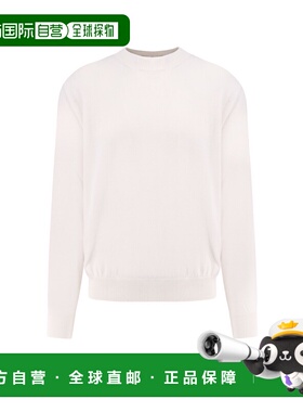 1h可退 香港直邮moncler 男士 MONCLER GENIUS 白色毛线衫 4019C0