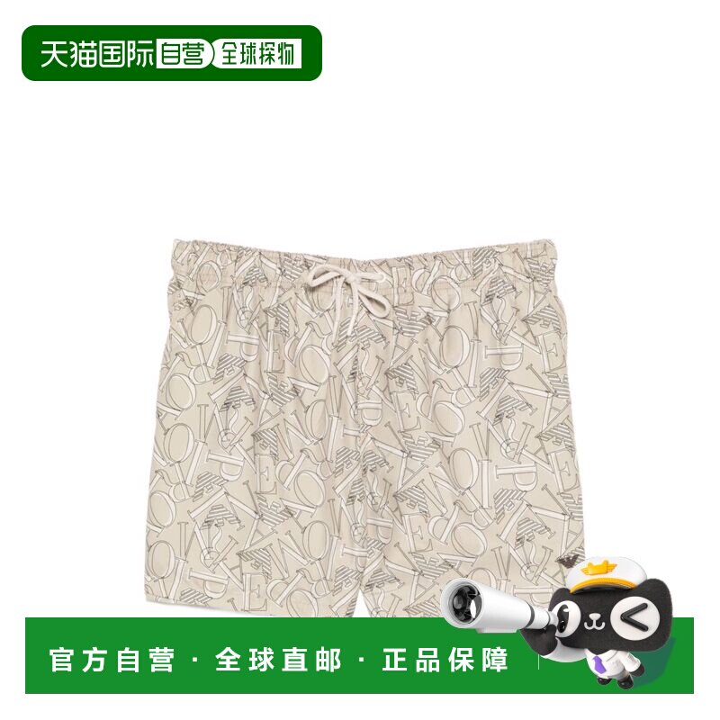 1h可退 香港直邮EMPORIO ARMANI 男士沙滩裤 EM000583AF20440F605