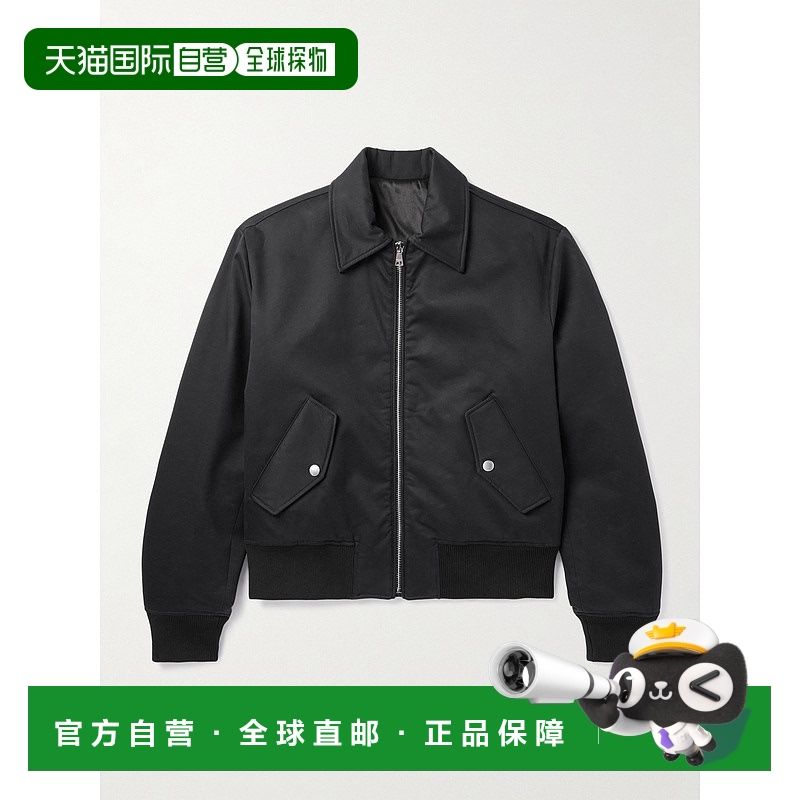 1h可退 香港直邮Balmain 巴尔曼 男士 棉质飞行员夹克 EH1TF970CF