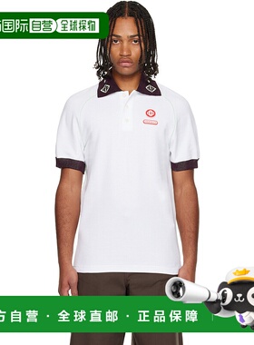 1h可退 香港直邮Casablanca 男士 白色 Polo 衫 MAW25JTP43501