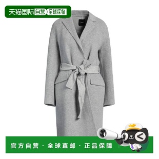 1h可退 香港直邮THEORY 希尔瑞 女士 大衣 grey灰色 舒适时尚