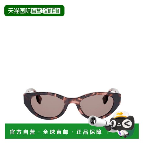 香港直邮FENDI 女士 几何框太阳镜 配饰 26FW