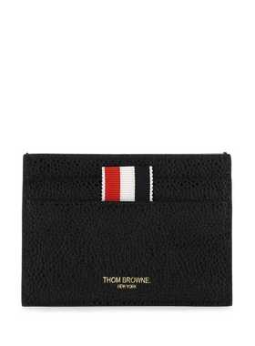 1h可退 香港直邮Thom Browne 汤姆 布朗 女士 卵石纹卡夹 FAW035A