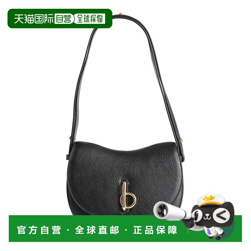 香港直邮Burberry 巴宝莉 女士 手袋 BLACK 黑色时尚舒适斜挎包