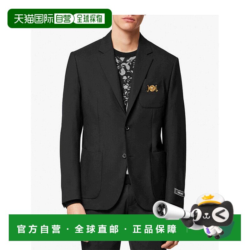 香港直邮Versace 单排扣西装外套 10106021A07454范思哲男装