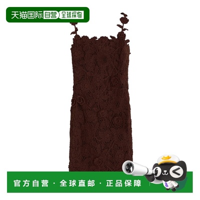 1h可退 香港直邮Blumarine 蓝色情人 女士 夏装连衣裙 brown棕色