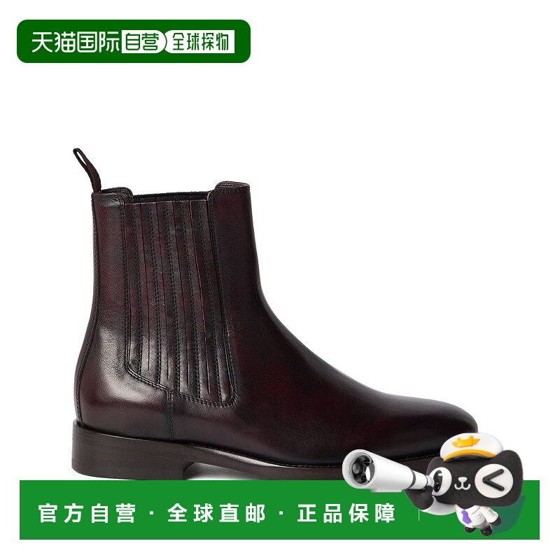 Brunello Cucinelli 布内罗 古奇拉利 男士 拋光皮革切爾男鞋