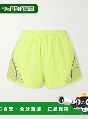 香港直邮adidas 阿迪达斯 女士 TruePace 印花再生软壳面料短裤 J