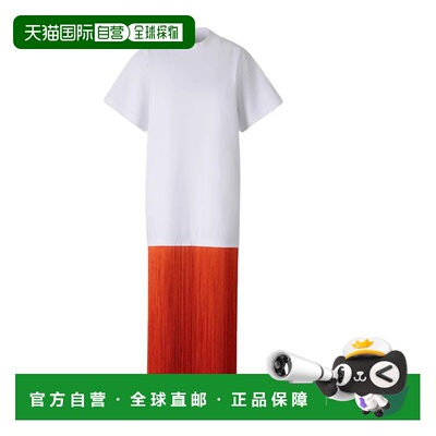 1h可退 香港直邮ALAIA 女士连衣裙 AA9I0029J103CBLANC SS2026 花