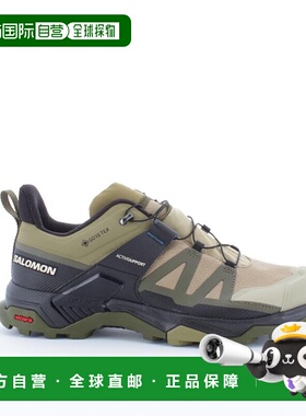 自营欧洲直邮Salomon萨洛蒙 X ULTRA 4 GTX男士绿色防水户外鞋