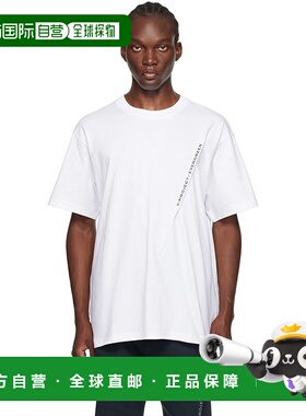 1h可退 香港直邮Y PROJECT 男士 白色 Pinched Logo T 恤 204TS00