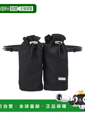 香港直邮Salvatore Ferragamo 混合式双瓶腰包斜挎包 241268